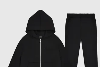 Black Carsicko FTP Stamp Zip-Up Tracksuit