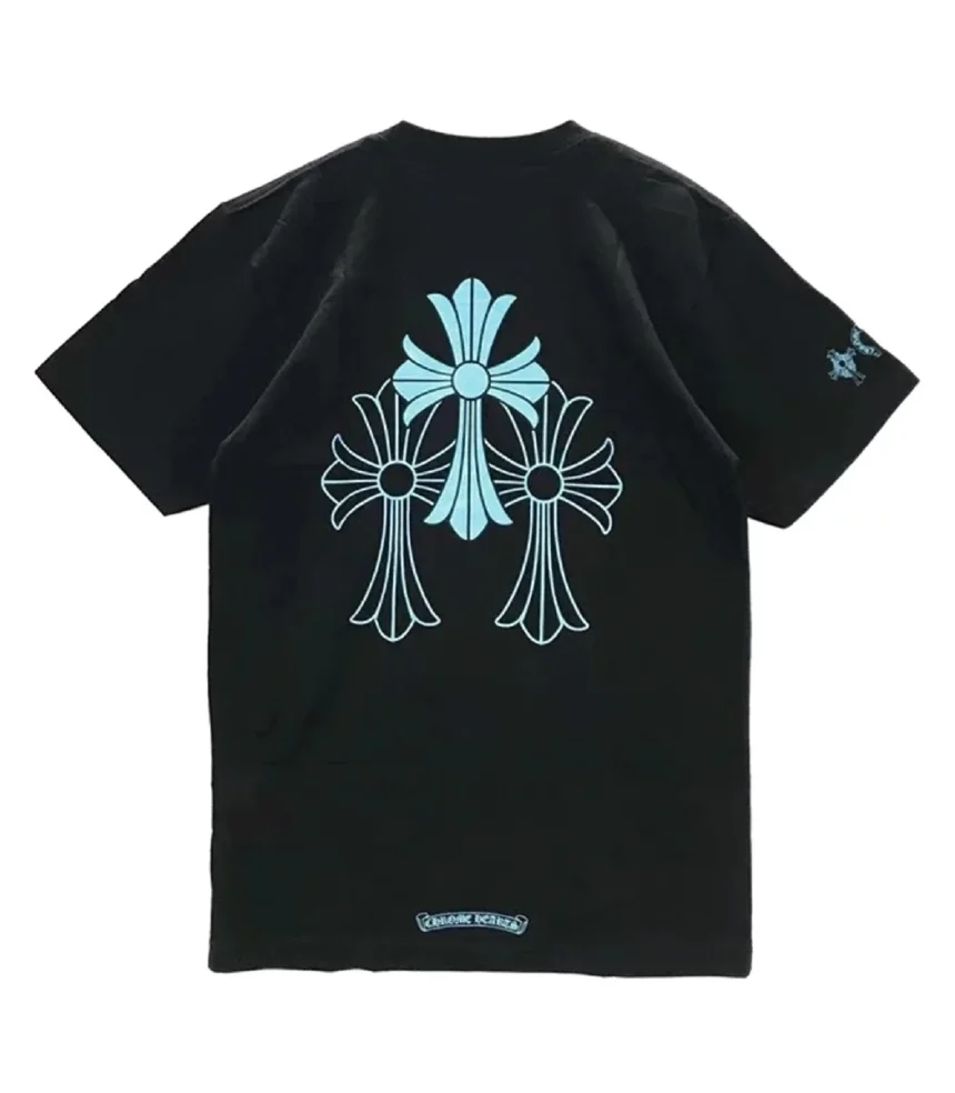 Chrome-Hearts-Triple-Cross-Logo-T-shirts