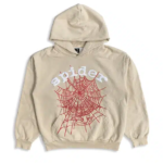 SP5DER LOGO HOODIE CREAM