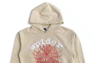 SP5DER LOGO HOODIE CREAM