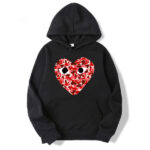 Comme Des Garcons Camo Heart Hoodie