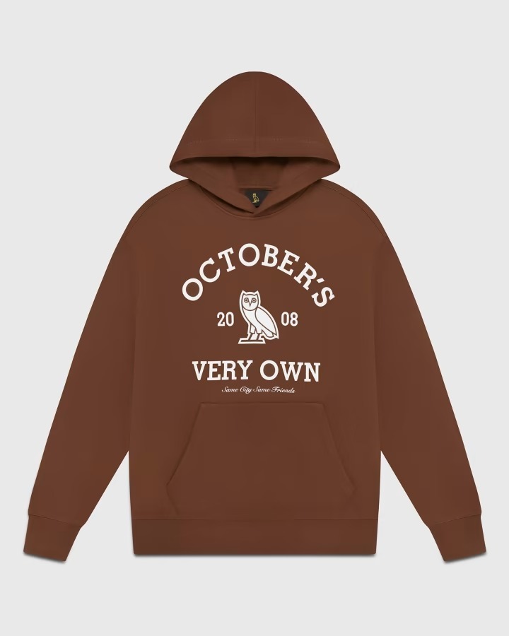 OVO x Collegiate Hoodie-Brown