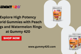 Explore High Potency Hybrid Gummies with Peach Rings and Watermelon Rings at Gummy 420