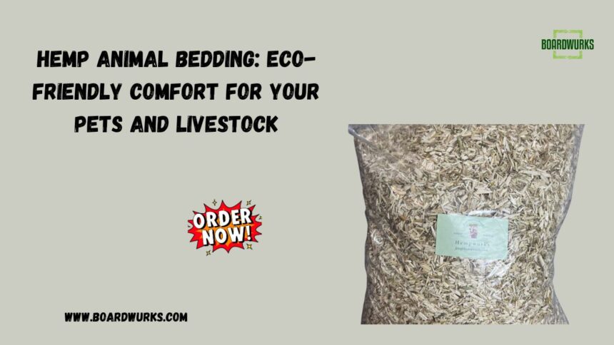 Hemp animal bedding