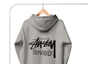 Stussy Honolulu Hoodie Grå: The Ultimate Streetwear Staple